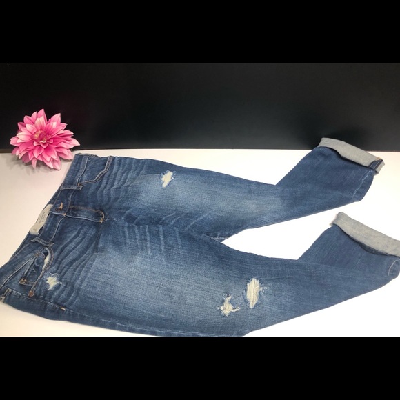 Abercrombie & Fitch distressed straight leg jeans - Picture 4 of 13
